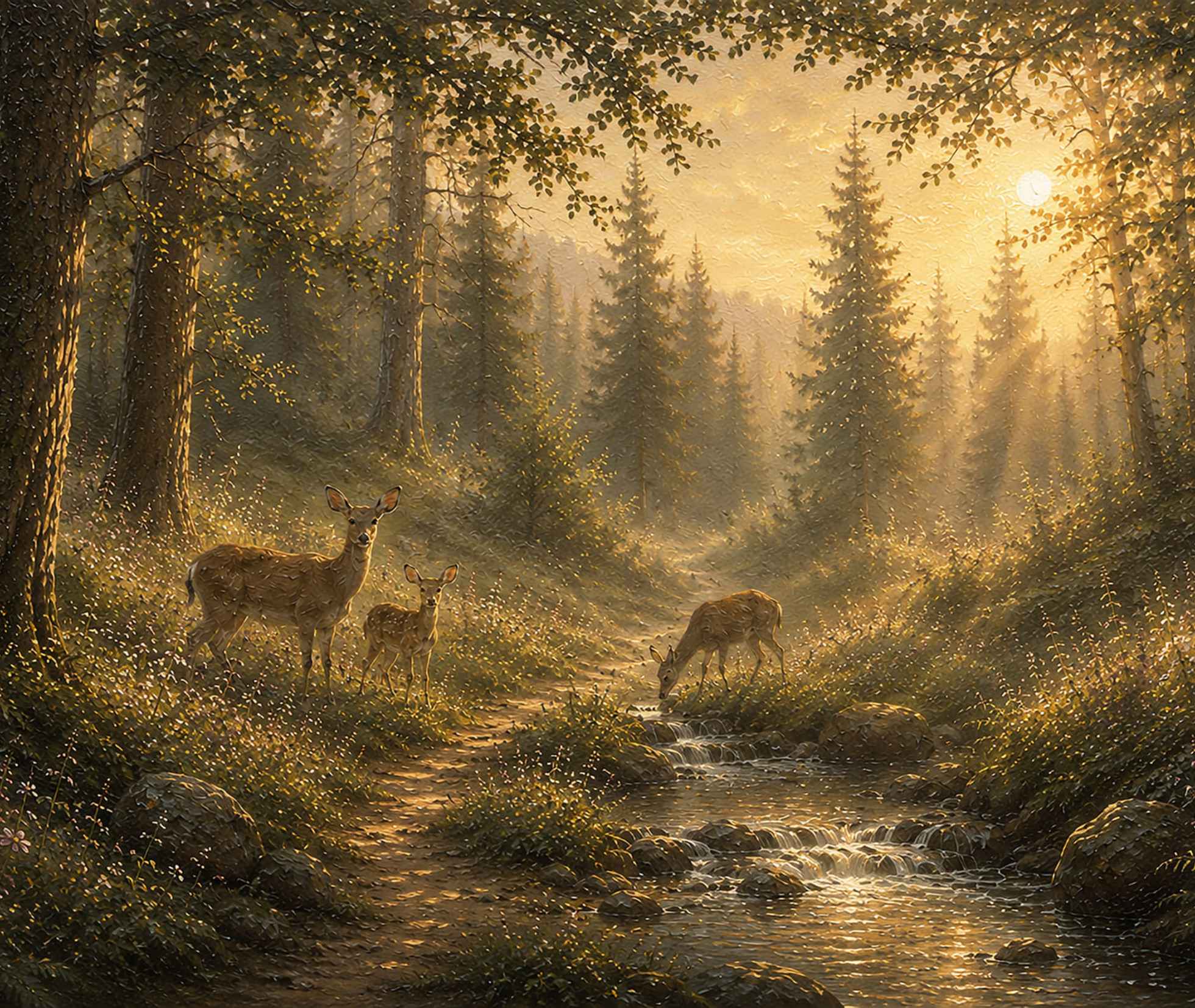 Tranquil Forest Collection Canvas