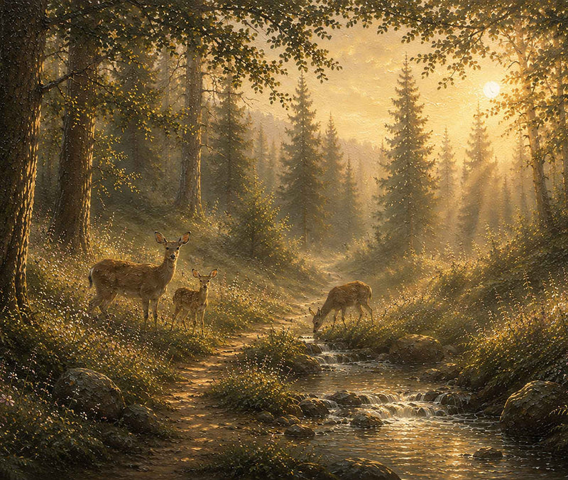 Tranquil Forest Collection Canvas