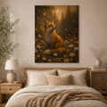 Fox in the Woods | Oil Painting Style Canvas